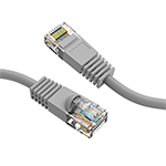 6 Inch (tip to tip) Cat 6 Stock Patch Cable