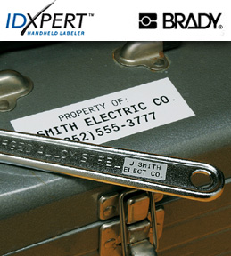 X-24-428-SVBB-BK Metalized Polyester Labels (Black Border)