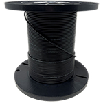 2 Strand Indoor/Outdoor Plenum Rated Singlemode Fiber Optic Cable by the Foot with Corning® Glass - Made in the USA