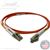 LC to LC Plenum Rated Multimode OM2 50/125 Premium Custom Duplex Fiber Optic Patch Cable with Corning® Glass - Made in the USA by QuickTreX®