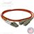 LC to SC Plenum Rated Multimode OM1 62.5/125 Premium Custom Duplex Fiber Optic Patch Cable with Corning® Glass - Made in the USA by QuickTreX®