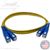 SC to SC Plenum Rated Singemode 9/125 Premium Custom Duplex Fiber Optic Patch Cable with Corning® Glass - Made in the USA by QuickTreX®