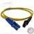 MTRJ to LC Plenum Rated Singemode 9/125 Premium Custom Duplex Fiber Optic Patch Cable with Corning® Glass - Made in the USA by QuickTreX®