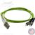 LC to ST Plenum Rated Multimode 10/40/100/400 GIG OM5 50/125 Premium Custom Duplex Fiber Optic Patch Cable with Corning® Glass - Made in the USA by QuickTreX®
