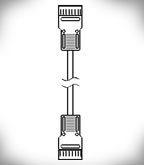 110 to 110 Cat 5E Patch Cables