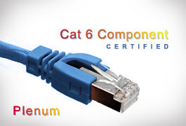 Cat 6 Shielded Plenum Patch Cable