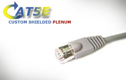 Cat 5E Shielded Plenum Patch Cable