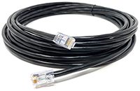 Cat 6 Outdoor Direct Burial Rated Custom Ethernet Patch Cable - Made in USA by QuickTreX®