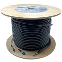 Custom Outdoor MTP OM3 10-Gig Fiber Trunk Cables