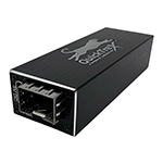 QuickTreX Mini Gigabit SFP LC to RJ45 Fiber Optic to Ethernet Media Converter with USB Type-C Power Supply - Singlemode or Multimode Compatible