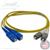 FC to SC Plenum Rated Singemode 9/125 Premium Custom Duplex Fiber Optic Patch Cable with Corning® Glass - Made in the USA by QuickTreX®