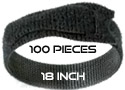 18 Inch by 1/2 wide Rip-Tie Lite Cable Ties - 10 Rolls of 10 pieces
