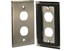 2 Gang Commercial-Grade Stainless Steel Water-Resistant Wallplate