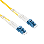 Stock 3 meter LC UPC to LC UPC Singlemode Duplex Fiber Optic Patch Cable