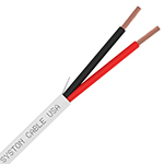 Premium 14/2 AWG Plenum Rated Indoor/Outdoor Power Control Cable - WHITE 1000FT - Reel In Box - Stranded Copper Conductors, CMP, CL3P, FPLP, FT6 by Syston