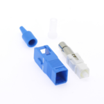 SC UPC Singlemode Simplex Fiber Optic Epoxy-Polish Connectors for 0.9mm Buffer Tubes - 10 Pack
