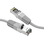 6 INCH (Tip to Tip) Cat 5E Shielded Stock Patch Cable