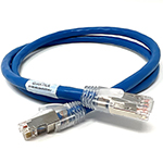 Cat 8 40G Shielded Premium Solid Conductor 23AWG 2000MHZ S/FTP PVC Custom Ethernet Patch Cable