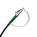 QuickTreX&reg; LC UPC and APC 1.5mm Ferrule Fiber Optic Connector Dust Cap with Anti-Loss Lanyard - Pack of 25 Pieces