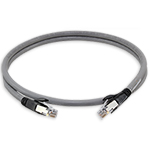 Cat 6E Shielded Plenum Rated Premium Custom Ethernet Patch Cable - Made in the USA by QuickTreX®