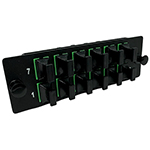 12 MTP/MPO APC Singlemode Ultra High Density (UHD) Adapter Panel for Mating Male to Female MTP®/MPO Fiber Optic Cables - Key Up / Key Down - by QuickTreX®
