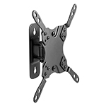 Wall Mount TV Mount for 13 Inch to 42 Inch TV with 2.9 Inch Arm, -12 to +5 Degree Tilt Range, and -15 to +15 Degree Swivel Range