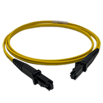 MTRJ to MTRJ Plenum Rated Singemode 9/125 Premium Custom Duplex Fiber Optic Patch Cable with Corning® Glass - Made in the USA by QuickTreX®