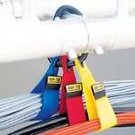 1-1/2 Inch By 16 Inch CableCarrier-LG with 4.5 Inch Heavy Duty Locking Carabiner - 4 Pack