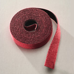 1/4 Inch Wide Cranberry Fire Retardant WrapStrap - 75 Foot