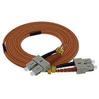 Stock SC to SC Multimode OM1 Fiber Optic Patch Cables