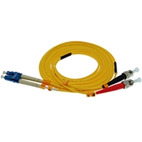 Stock LC to ST Singlemode Duplex Patch Cables