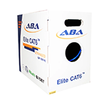 Cat 6 Unshielded (U/UTP) Stranded 24AWG 550MHz PVC Jacket CM Rated Ethernet Cable 1000 Ft by Elite