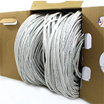 Cat 6 Unshielded (U/UTP) Solid 23AWG 550MHz CMR PVC Ethernet Cable 1000 Ft White by Elite