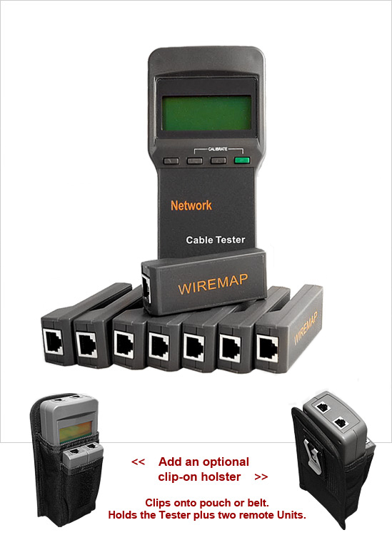 LANTEST-PRO-II Cable Tester with 8 Remotes