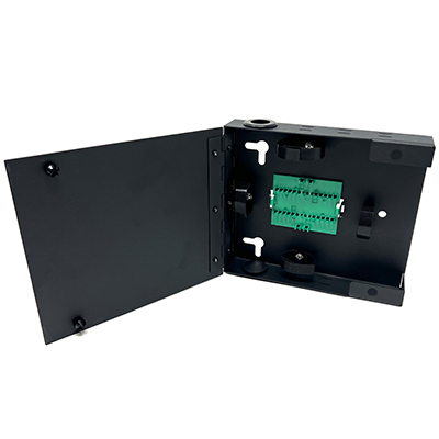Heavy Duty Steel 1 panel Wall Mount Fiber Optic Enclosure