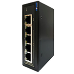 Industrial 5 Port Gigabit PoE Extender by Unicom