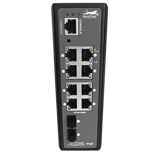 8 Port PoE Managed Switch: PoE+ Gigabit Ethernet Manageable Switch