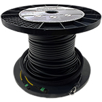 24 Fiber MTP APC (2 x 12) Corning SST Drop Self Supporting Outdoor (OSP) Singlemode Custom Fiber Optic MTP Trunk Cable Assembly - Made in USA by QuickTreX® with Genuine US Conec® Connectors and Corning® Glass