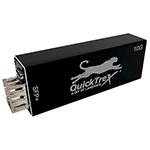 QuickTreX&reg; Ultra Mini 10 Gigabit SFP+ LC to RJ45 Fiber Optic to Ethernet Media Converter with USB Type-C Power Supply - Singlemode or Multimode Compatible