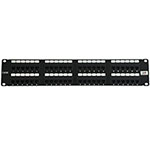 QuickTreX&reg; 48 Port Cat 5E Ethernet Patch Panel