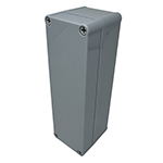 Heavy Duty Indoor/Outdoor Waterproof IP67 Rated Wall Mount Mount DIY Customizable Blank ABS Junction Box Enclosure  - 9.84 in x 3.15 in x 3.35 in by QuickTreX®