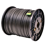 1000 FT Stock 4 Strand Corning&reg; Flatdrop Self Supporting Outdoor (OSP) Singlemode SC APC to Unterminated Blunt End Pigtail Cable Assembly