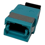 MPO/MTP® Multimode OM3 / OM4 Type B (Key Up to Key Up) Fiber Optic Coupler - Green by QuickTreX®
