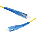 Stock 9 meter SC UPC to SC UPC Singlemode Simplex Fiber Optic Patch Cable