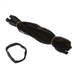 12 Inch Hook and Loop Cable Ties 1/2 Inch Wide Adjustable Reusable Nylon Wrap Straps Black 50 Pack