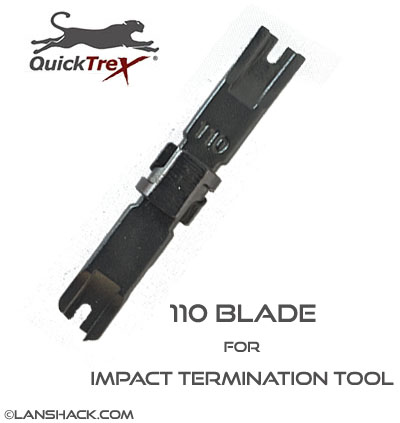 110 Blade for Impact Termination Tool by QuickTreX®