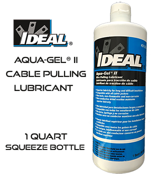 Aqua-Gel® II Cable Pulling Lubricant 1-Quart Squeeze Bottle