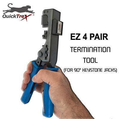 QuickTreX® 4-Pair EZ Termination Tool 
