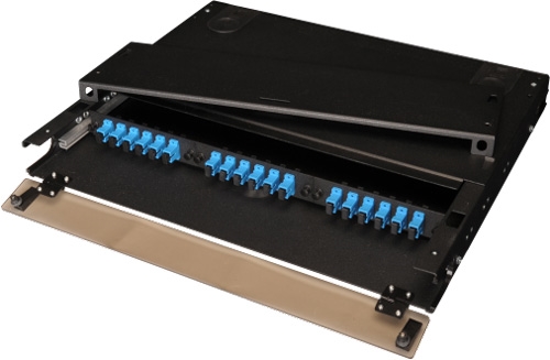 3 panel (1U) Rack Mount Termination Box Enclosure LGX Chassis by Multilink®