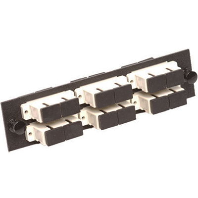 12 Fiber SC Multimode 62.5/125 OM1 LGX Fiber Optic Adapter Panel by Multilink®